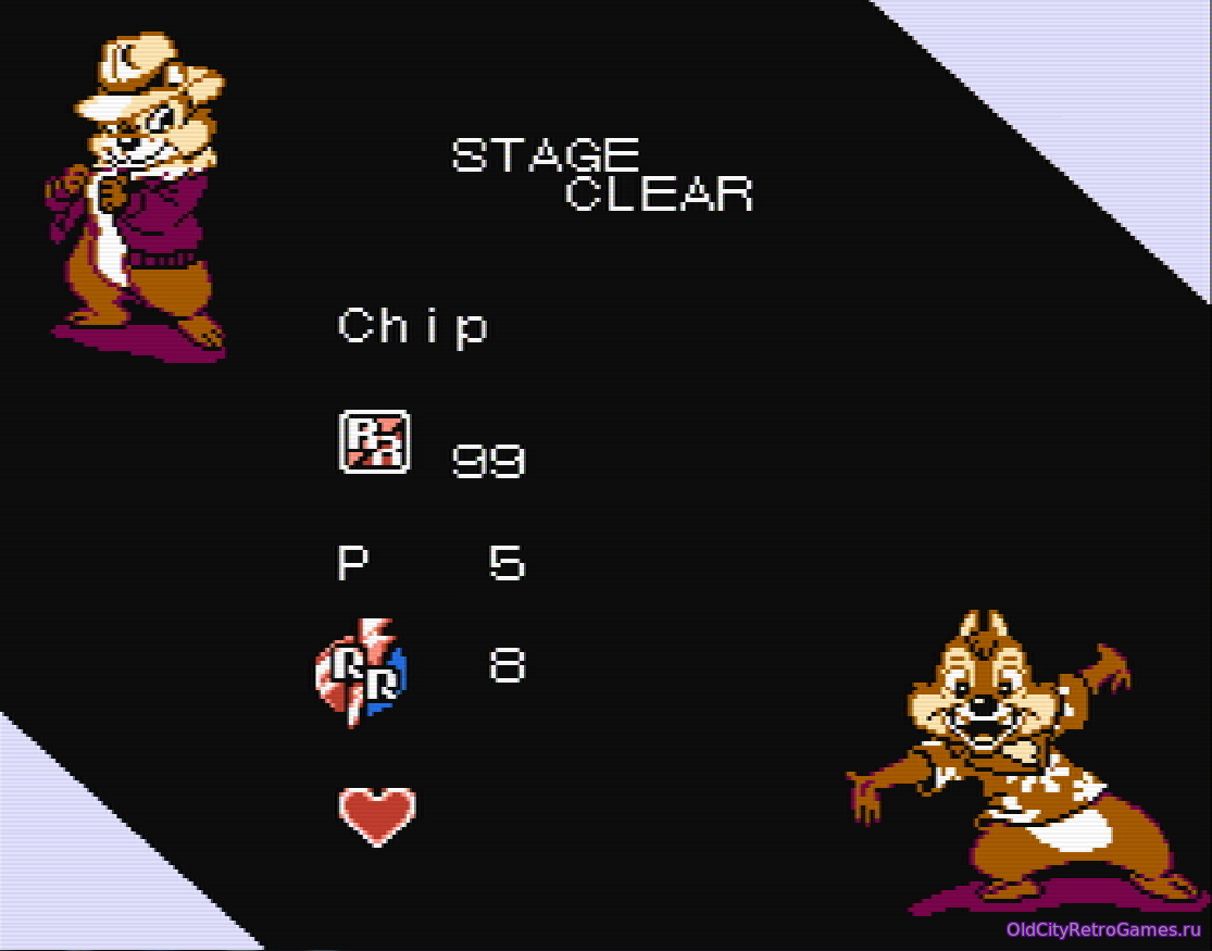 Chip 'N Dale Rescue Rangers 2, Stage Clear