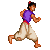 Aladdin running