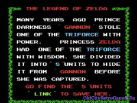 Legend of Zelda, Prologue