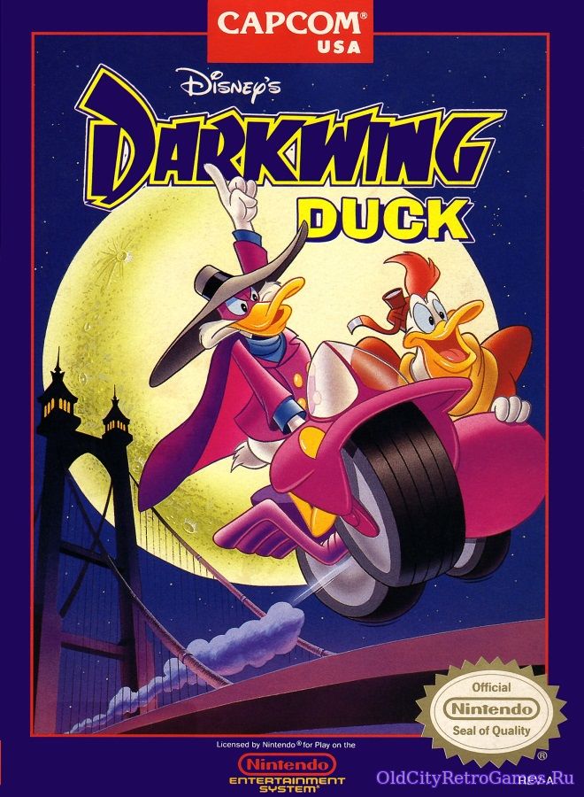 Disney's Darkwing Duck (NES COVER)