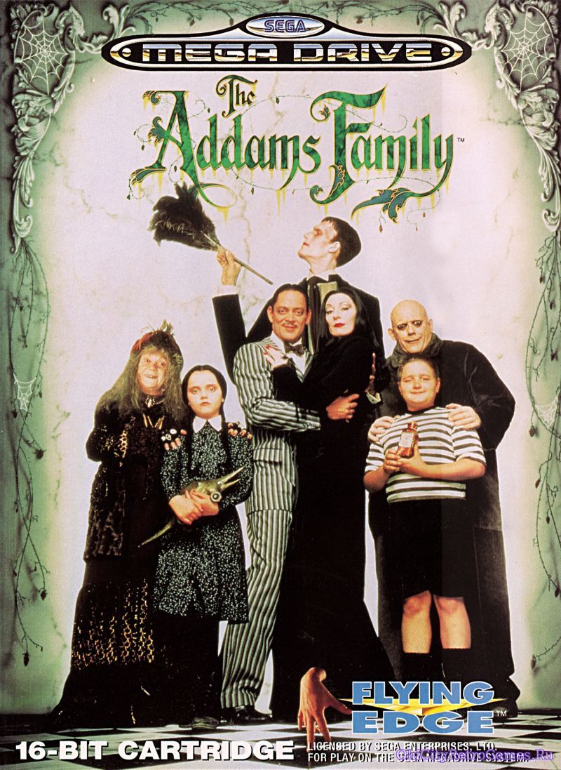 the Addams Family Sega Mega Drive 2 Europe