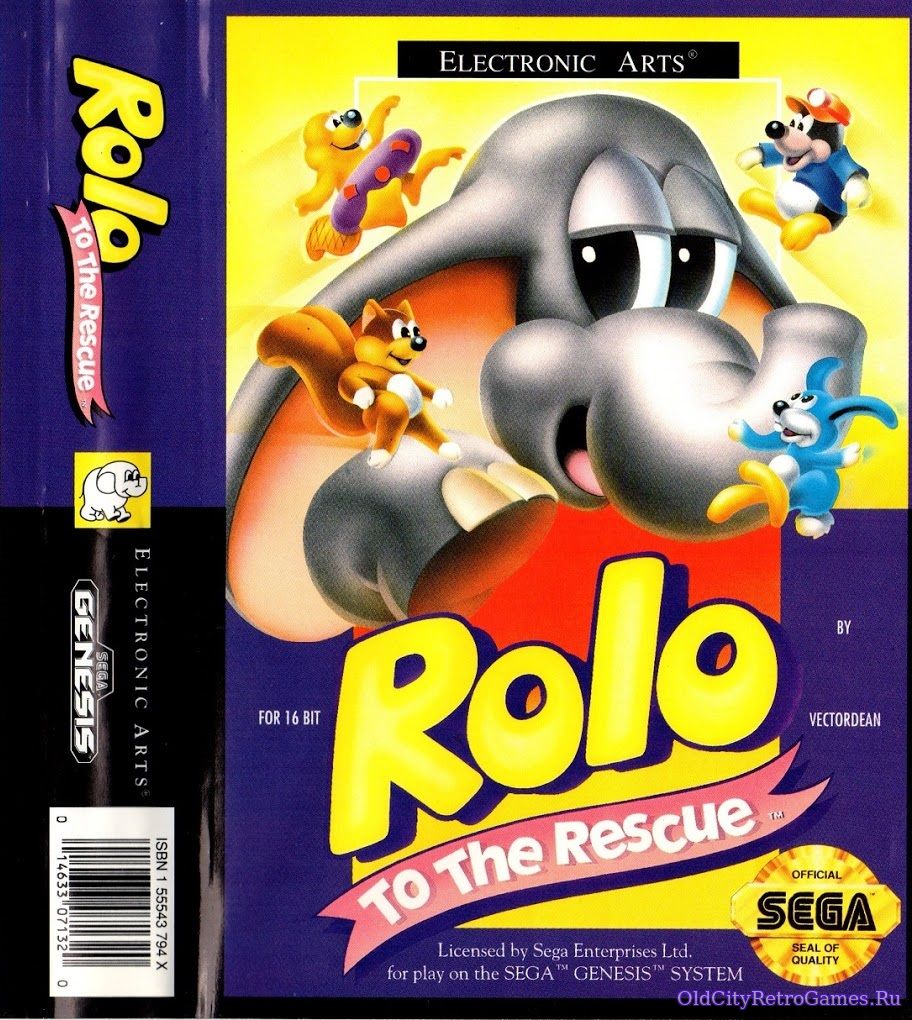 Rolo To The Rescue Game on Sega Genesis (Mega Drive)