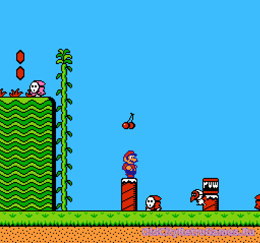 Фрагмент #1 из игры Super Mario USA / Супер братья Марио USA