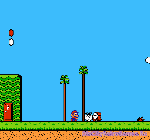Фрагмент #1 из игры Super Mario Bros. 2 / Супер братья Марио 2
