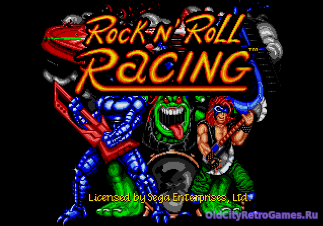 Фрагмент #4 из игры Rock n' Roll Racing / Рок н' Рольные Гонки