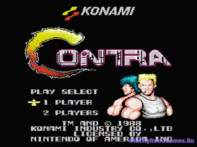 Фрагмент #3 из игры Contra / Контра