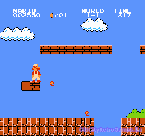 Фрагмент #2 из игры Super Mario Bros. / Супер Братья Марио