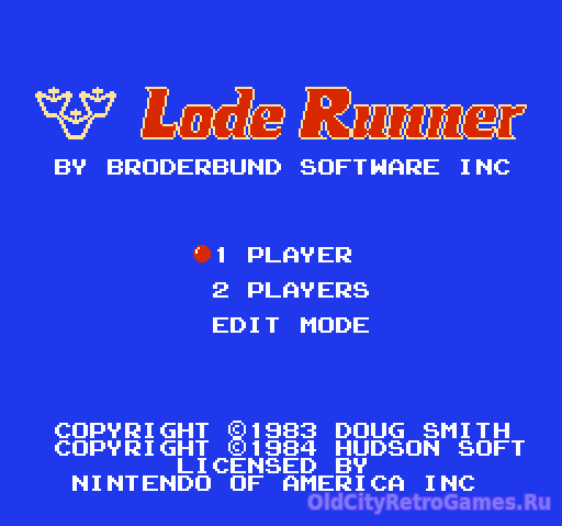 Фрагмент #3 из игры Lode Runner / Лоуд Раннер (Золотоискатель)