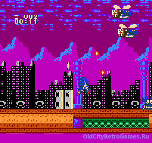 Фрагмент #1 из игры Sonic The Hedgehog / Ёж Соник
