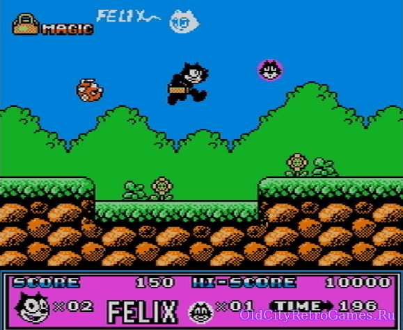 Фрагмент #1 из игры Felix the Cat / Кот Феликс