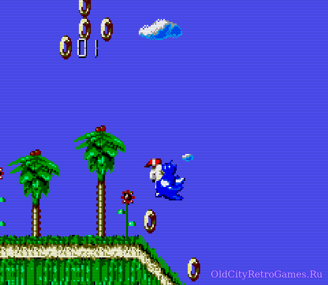 Фрагмент #1 из игры Sonic Blast / Соник Бласт