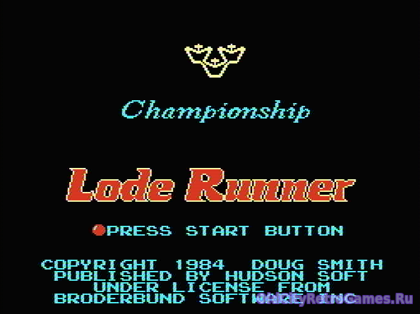 Фрагмент #3 из игры Championship Lode Runner / Чемпионат Лоуд Раннера