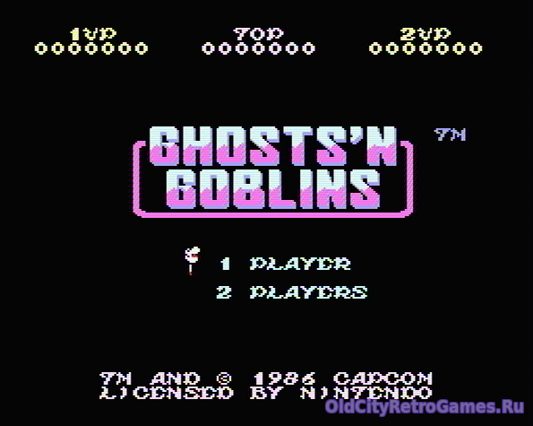 Фрагмент #3 из игры Ghosts 'n Goblins / Призраки и Гоблины