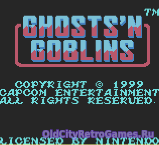 Фрагмент #3 из игры Ghosts 'n Goblins / Призраки и Гоблины