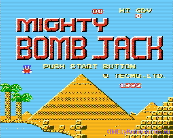 Фрагмент #3 из игры Mighty Bomb Jack / Майти Бомб Джек
