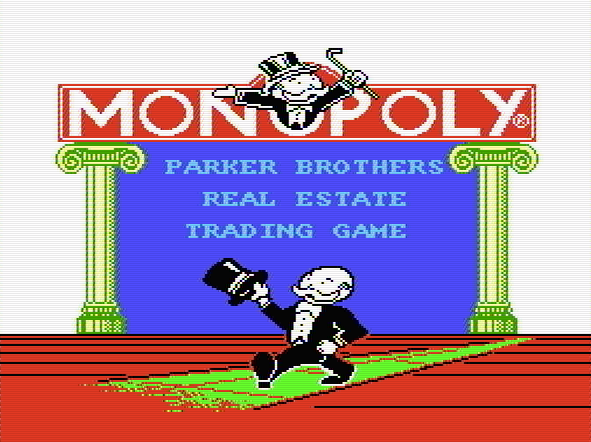 Титульный экран из игры Monopoly / Монополия