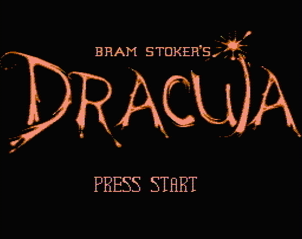 Титульный экран из игры Bram Stoker's Dracula / Дракула Брэма Стокера