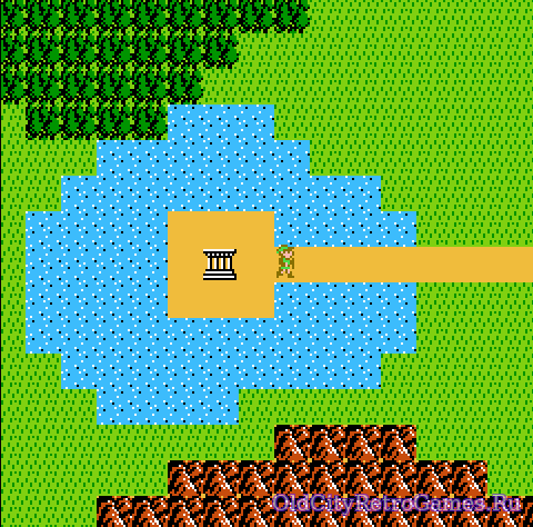 Фрагмент #2 из игры Zelda II - The Adventure of Link / Легенда Зельды 2: Приключения Линка