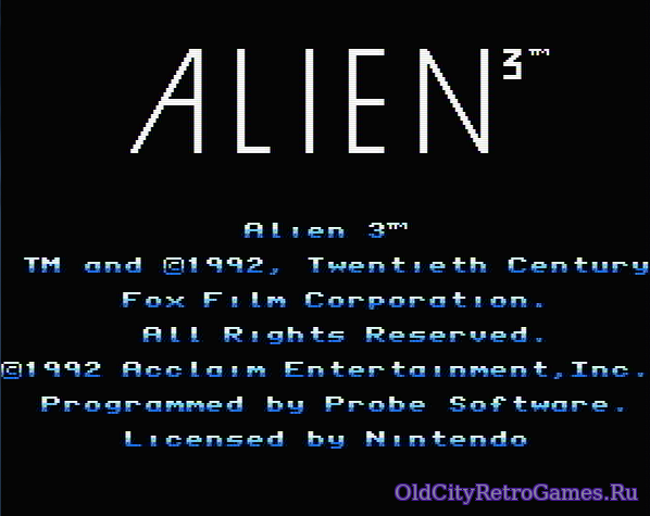 Фрагмент #4 из игры Alien 3 / Чужие 3