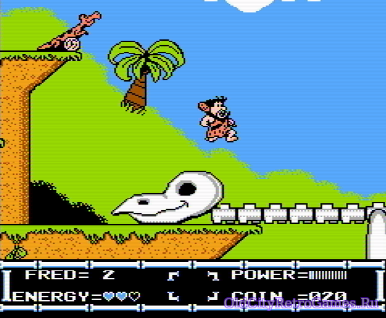 Фрагмент #1 из игры Flintstones the: the Rescue of Dino and Hoppy / Флинтстоуны: Спасение Дино и Хоппи