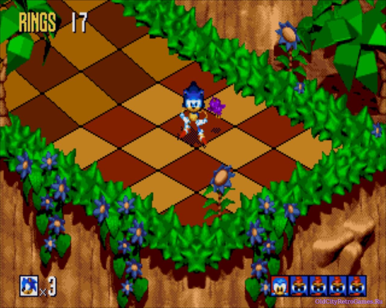 Фрагмент #1 из игры Sonic 3D Blast: Flickies Island / Соник 3Д Бласт Остров Флики