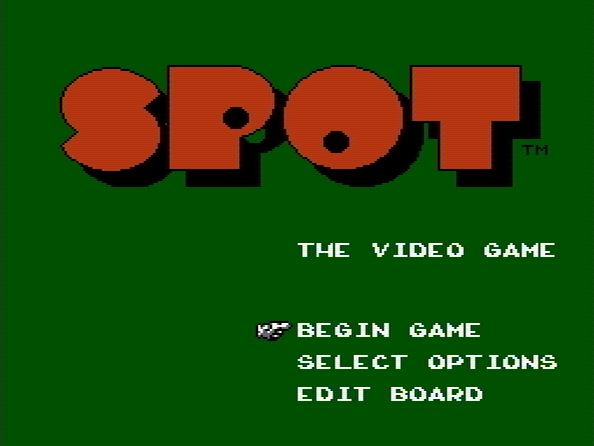 Титульный экран из игры Spot / Кул Спот