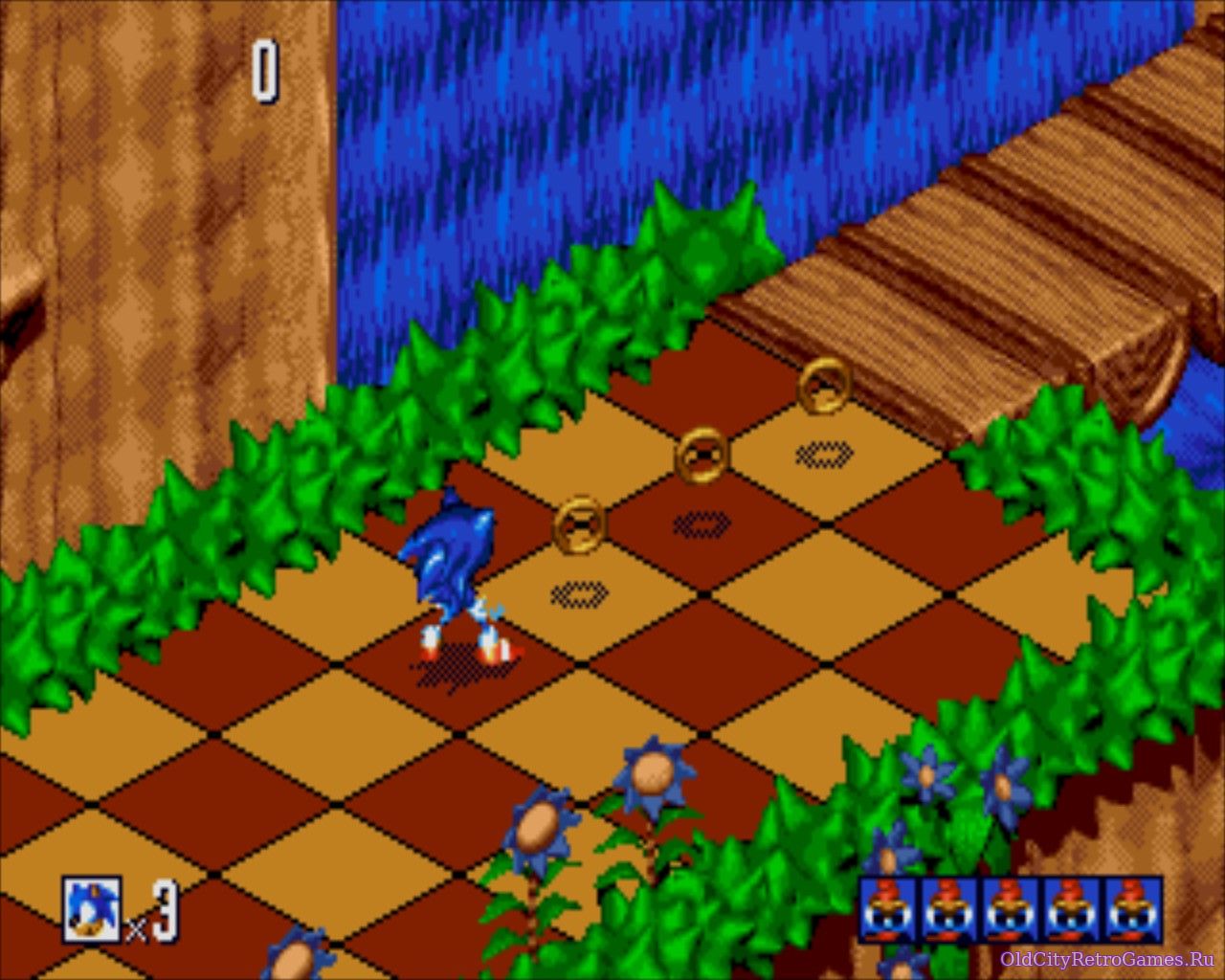 Фрагмент #2 из игры Sonic 3D Blast: Flickies Island / Соник 3Д Бласт Остров Флики