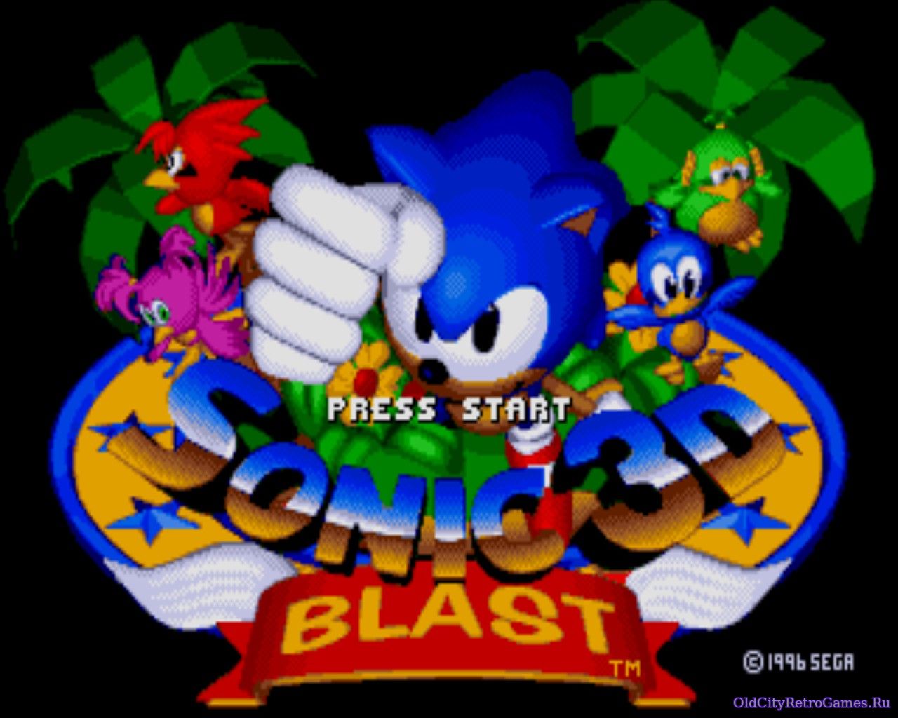 Фрагмент #8 из игры Sonic 3D Blast: Flickies Island / Соник 3Д Бласт Остров Флики