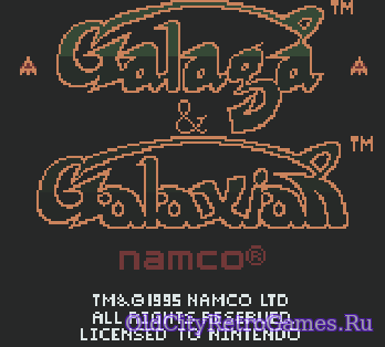 Фрагмент #1 из игры Galaga & Galaxian / Галага и Галаксиан