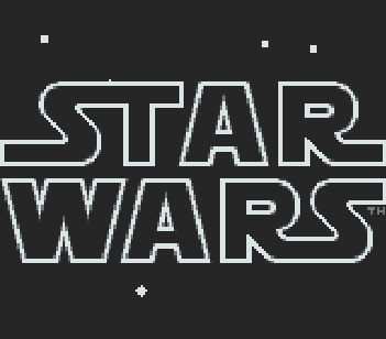 Титульный экран из игры Star Wars / Звёздные Войны