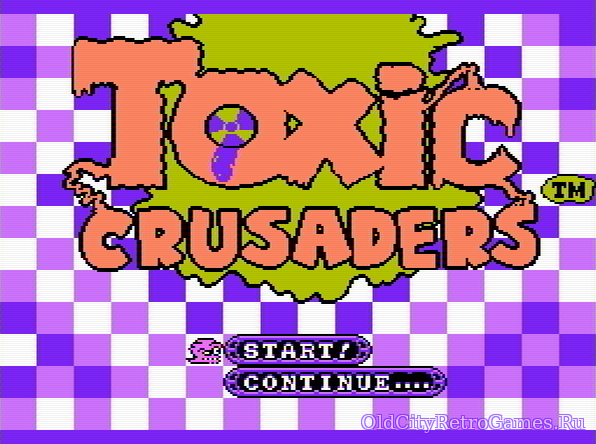 Фрагмент #3 из игры Toxic Crusaders / Токсичные Крестоносцы
