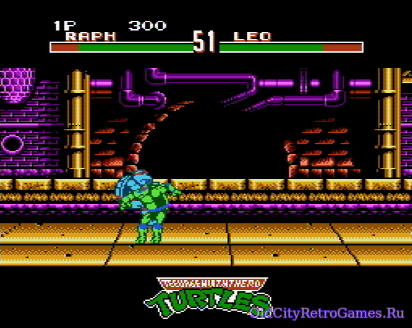 Фрагмент #5 из игры Teenage Mutant Ninja Turtles Tournament Fighters / Черепашки Мутанты Ниндзя Турнир бойцов