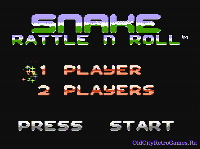 Фрагмент #4 из игры Snake Rattle ’n’ Roll / Змейки Раттл и Ролл