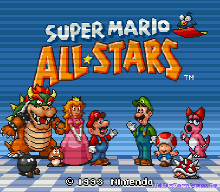Фрагмент #7 из игры Super Mario All-Stars / Супер Марио - Все Звёзды