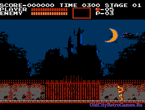 Фрагмент #1 из игры Akumajou Dracula, 悪魔城ドラキュラ, Castlevania
