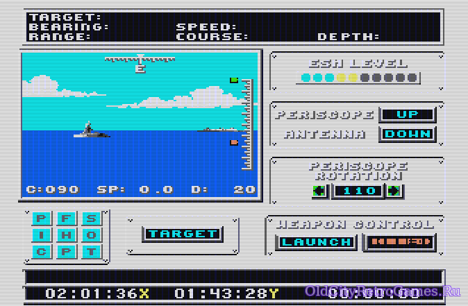 Фрагмент #2 из игры 688 Attack Sub / 688 Атакующая Субмарина (Подводная Лодка)