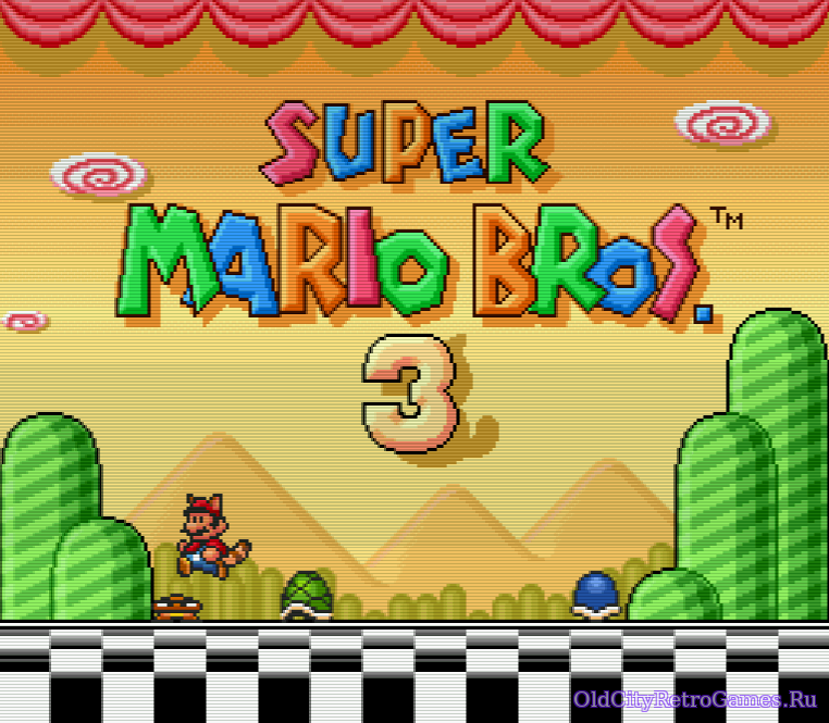 Фрагмент #3 из игры Super Mario All-Stars / Супер Марио - Все Звёзды
