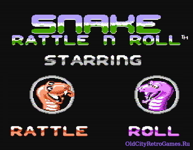 Фрагмент #6 из игры Snake Rattle ’n’ Roll / Змейки Раттл и Ролл