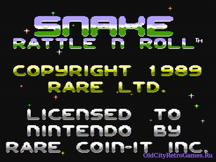 Фрагмент #5 из игры Snake Rattle ’n’ Roll / Змейки Раттл и Ролл