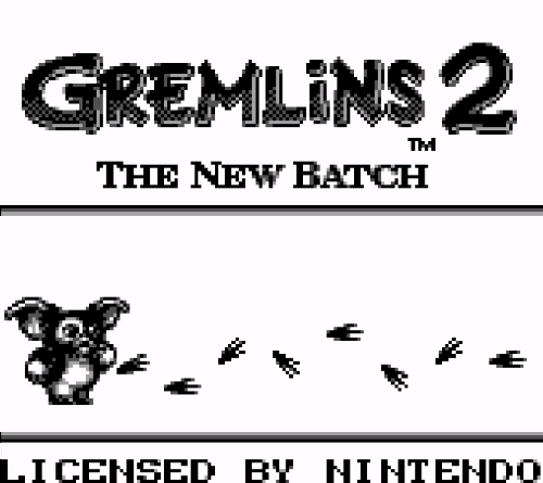 Титульный экран из игры Gremlins 2 - The New Batch / Гремлины 2 - Новенькая Партия
