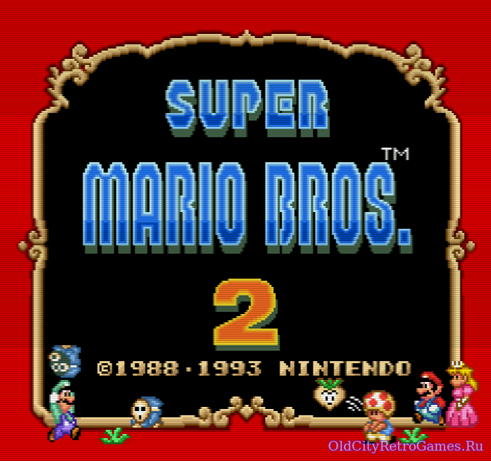 Фрагмент #2 из игры Super Mario All-Stars / Супер Марио - Все Звёзды