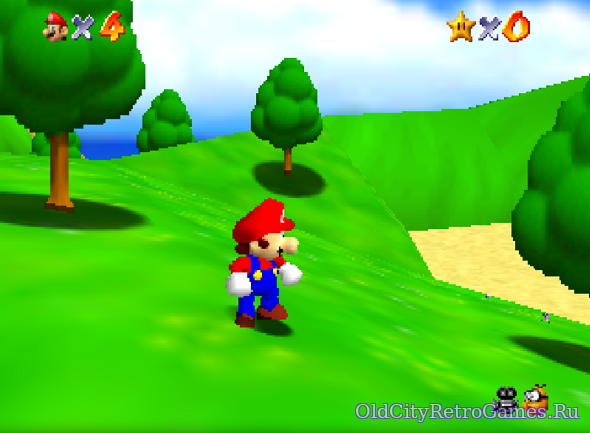 Фрагмент #1 из игры Super Mario 64 / Супер Марио 64