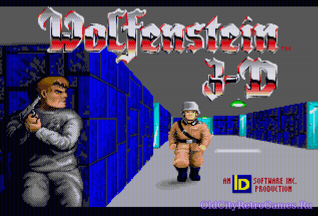 Фрагмент #3 из игры Wolfenstein 3D / Вольфенштайн 3Д