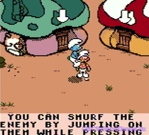 Фрагмент #1 из игры Adventures of the Smurfs, The / Приключения Смурфов