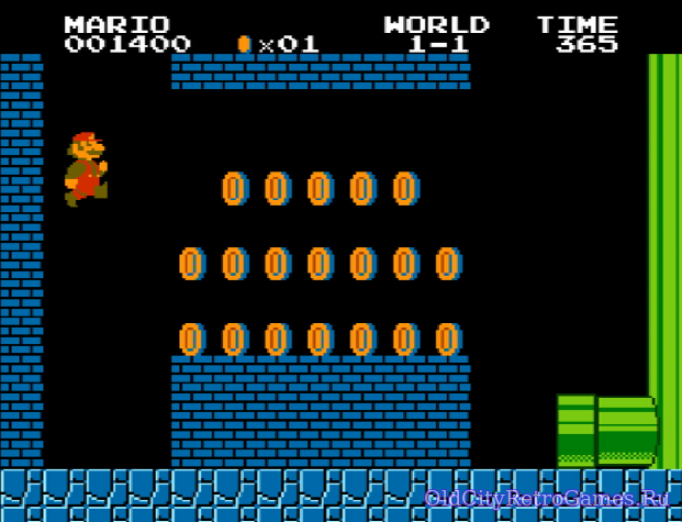 Фрагмент #2 из игры Super Mario Bros., スーパーマリオブラザーズ