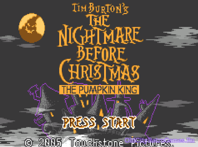 Фрагмент #3 из игры Tim Burton's The Nightmare Before Christmas - The Pumpkin King