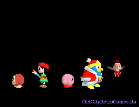 Фрагмент #4 из игры Kirby 64 The Crystal Shards / Кирби 64 Хрустальные Осколки.