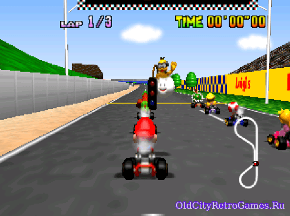 Фрагмент #1 из игры Mario Kart 64 / Марио Карт 64