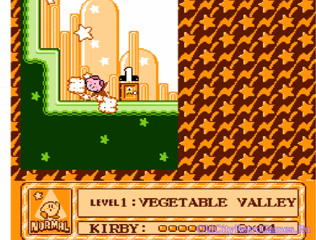 Фрагмент #2 из игры Kirby's Adventure / Приключение Кирби