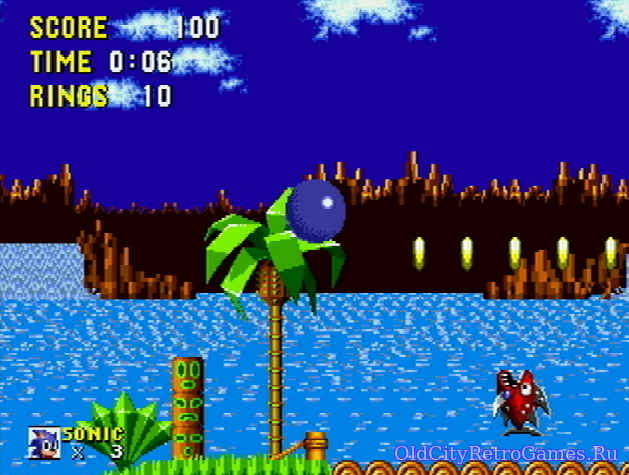 Фрагмент #2 из игры Sonic The Hedgehog / Ёж Соник